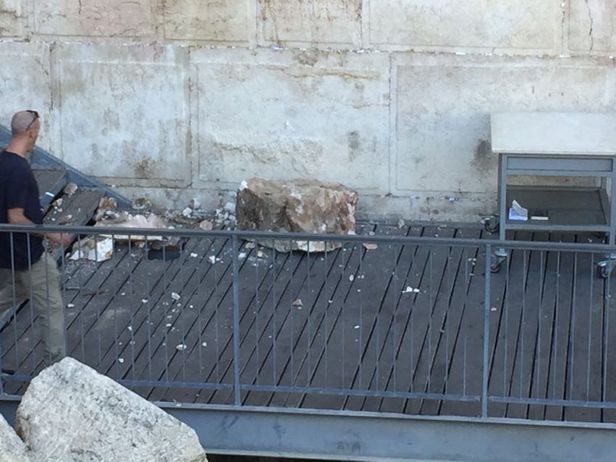 Arqueólogo dice que todo el Muro de las Lamentaciones es “zona de peligro”